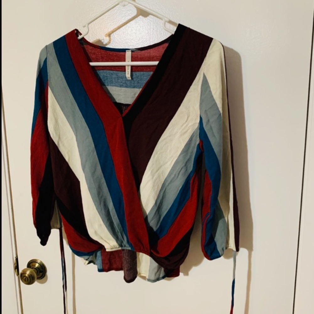 Long sleeve striped shirt